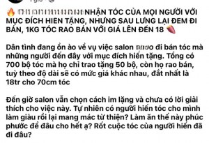 Dính 'phốt' ăn chặn tóc hiến tặng bệnh nhân K, salon tóc nổi tiếng ở Hà Nội vẫn nhận hiến tóc