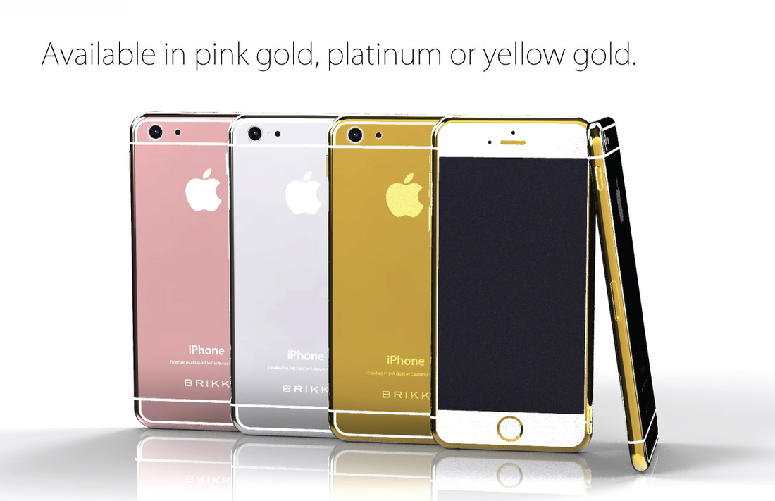 iPhone 6 được mạ vàng logo đính kim cương cho đặt hàng từ bây giờ