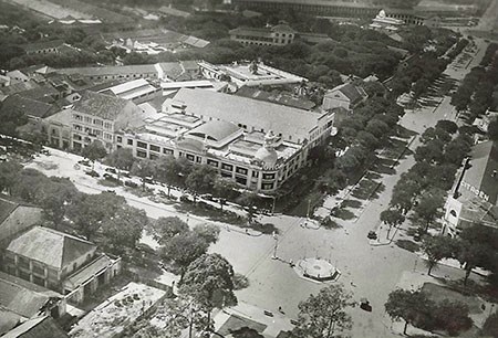 Trung tâm Sài Gòn 1931, không gian âm chiếm ưu thế tôn cao giá trị quảng trường.