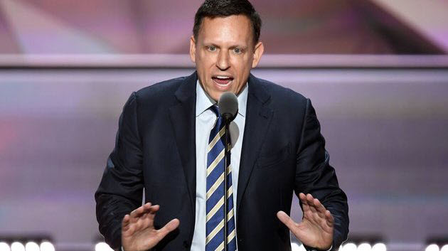 Tỷ phú Peter Thiel - người sáng lập PayPal - bỏ phiếu cho ông Donald Trump