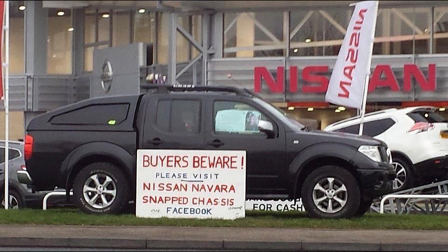 'Hàng loạt xe Navara bị gãy đôi, khách hàng bức xúc vì Nissan không chịu triệu hồi